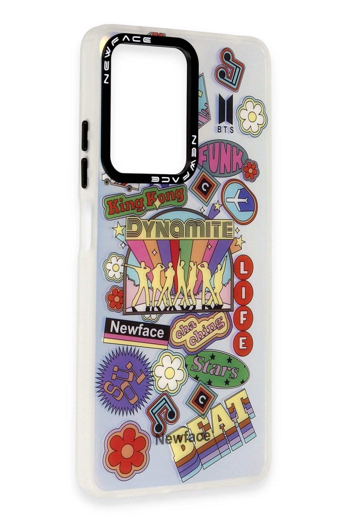 Newface Xiaomi Poco X5 5G Kılıf Mega Standlı Silikon - Gold