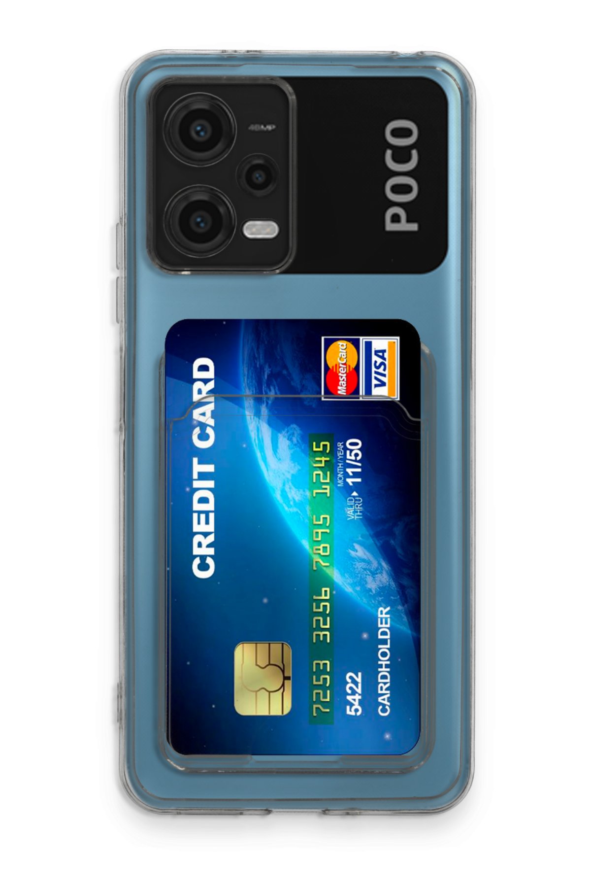 Newface Xiaomi Poco X5 5G Kılıf Kelvin Kartvizitli Silikon - Bordo