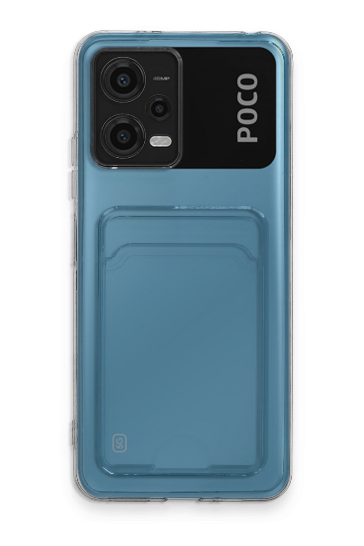 Newface Xiaomi Poco X5 5G Kılıf Kelvin Kartvizitli Silikon - Bordo