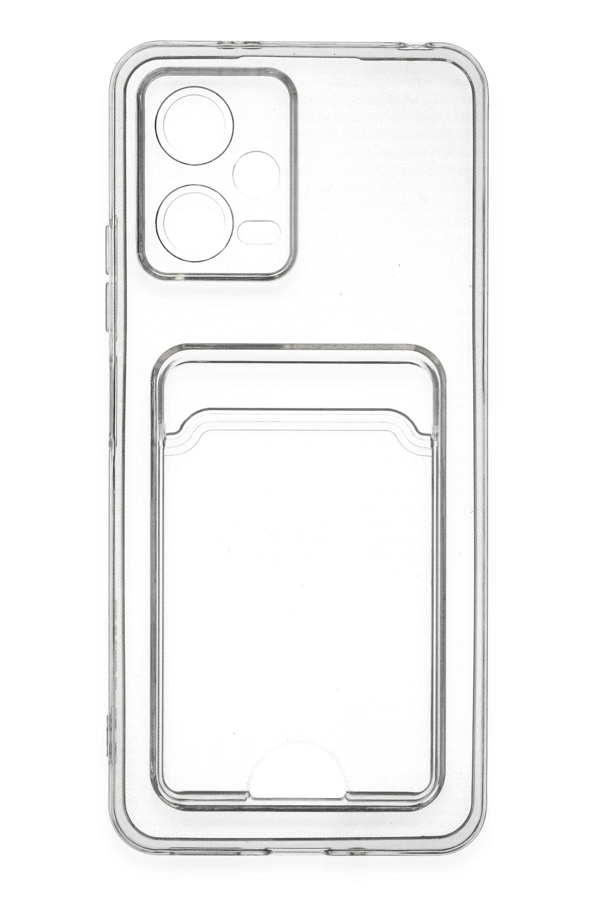 Newface Xiaomi Poco X5 5G Kılıf Kelvin Kartvizitli Silikon - Bordo