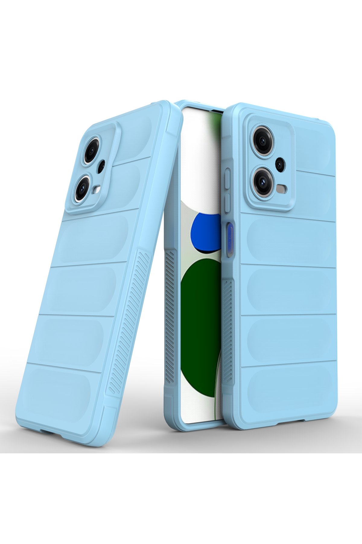 Newface Xiaomi Poco X5 5G Kılıf Volet Silikon - Mor