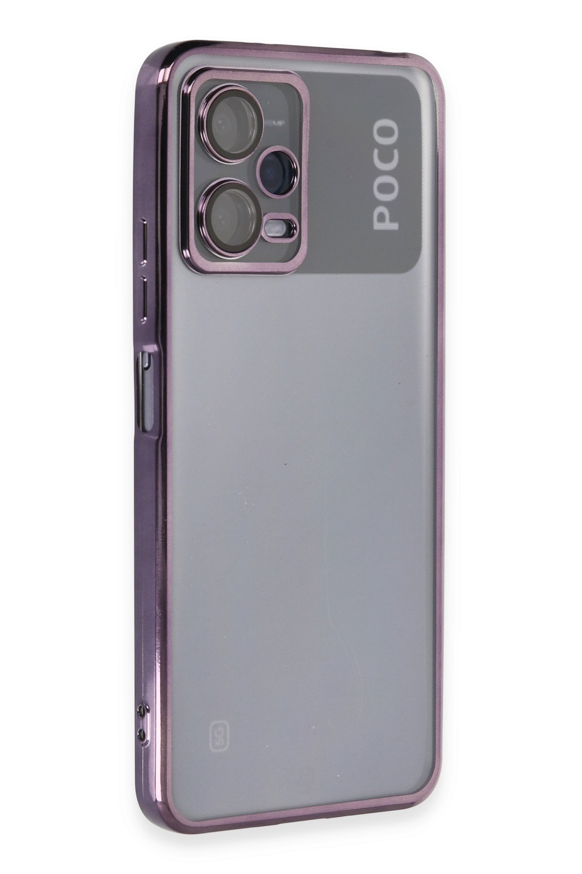Newface Xiaomi Poco X5 5G Kılıf Pars Lens Yüzüklü Silikon - Kırmızı