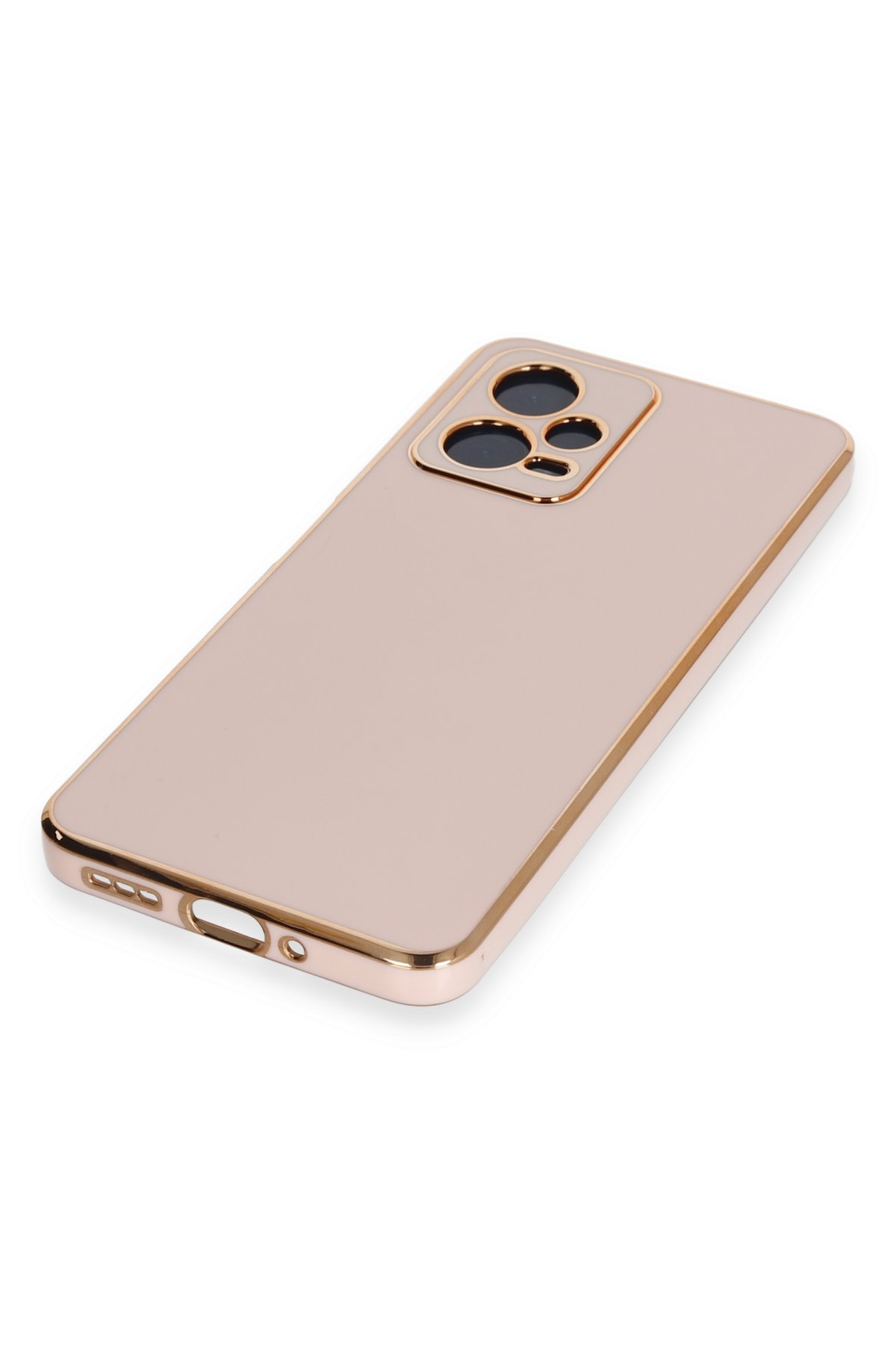 Newface Xiaomi Poco X5 5G Kılıf Nano içi Kadife Silikon - Turuncu