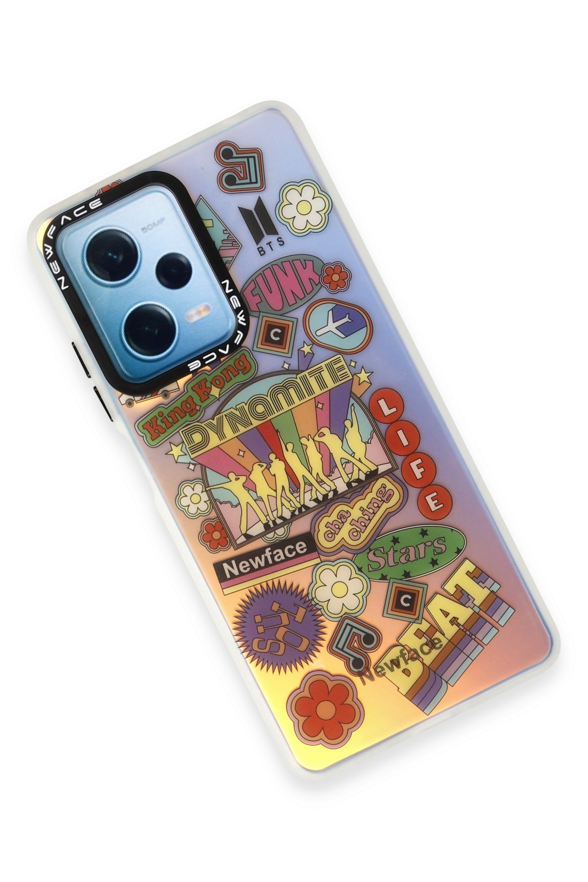 Newface Xiaomi Poco X5 Pro 5G Kılıf Razer Lensli Silikon - Gold