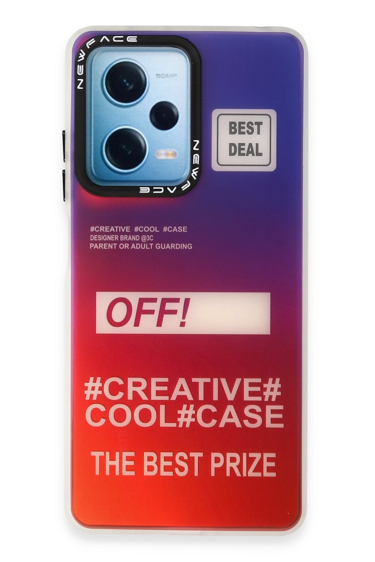 Newface Xiaomi Poco X5 Pro 5G Kılıf Razer Lensli Silikon - Mor