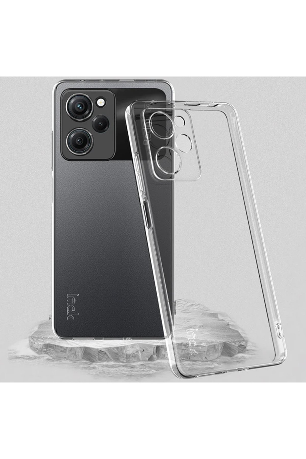 Newface Xiaomi Poco X5 Pro 5G Kılıf Volet Silikon - Siyah