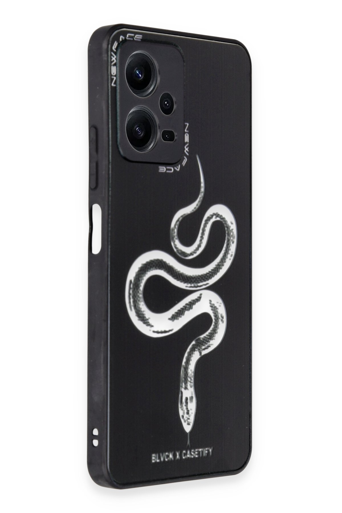 Newface Xiaomi Poco X5 Pro 5G Kılıf Razer Lensli Silikon - Açık Mavi