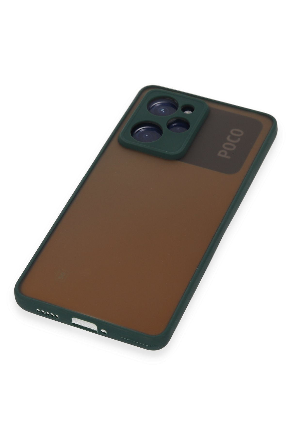 Newface Xiaomi Poco X5 Pro 5G Kılıf Nano içi Kadife Silikon - Koyu Yeşil