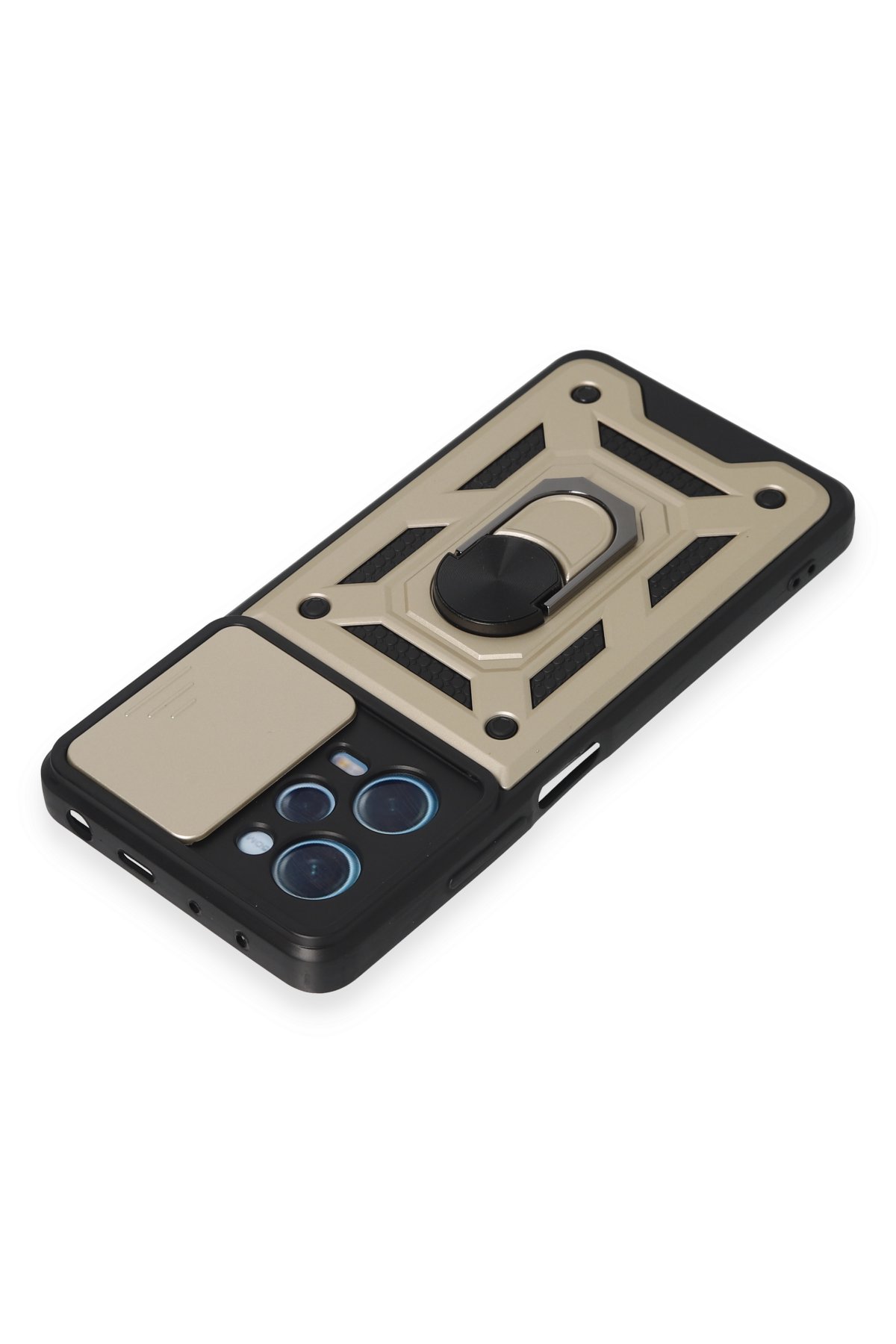 Newface Xiaomi Poco X5 Pro 5G Kılıf Sofya Yüzüklü Silikon Kapak - Yeşil