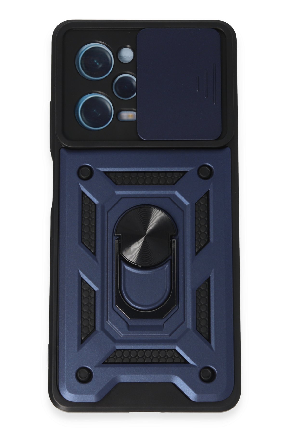 Newface Xiaomi Poco X5 Pro 5G Kılıf Zuma Kartvizitli Yüzüklü Silikon - Lila