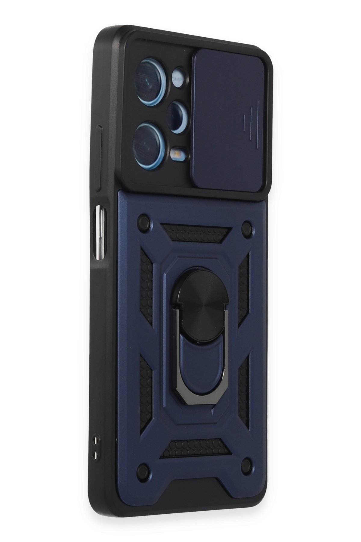 Newface Xiaomi Poco X5 Pro 5G Kılıf Zuma Kartvizitli Yüzüklü Silikon - Lila