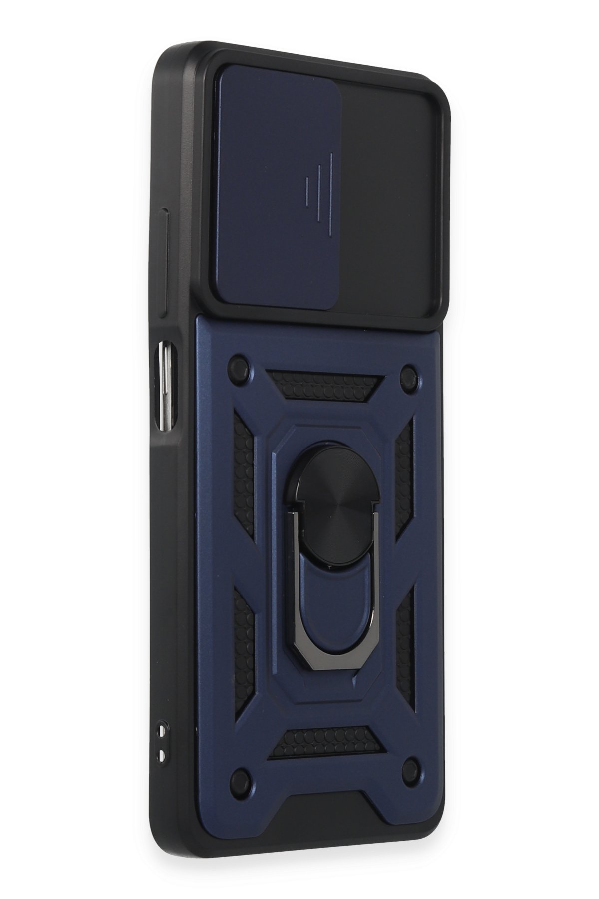 Newface Xiaomi Poco X5 Pro 5G Kılıf Zuma Kartvizitli Yüzüklü Silikon - Lila