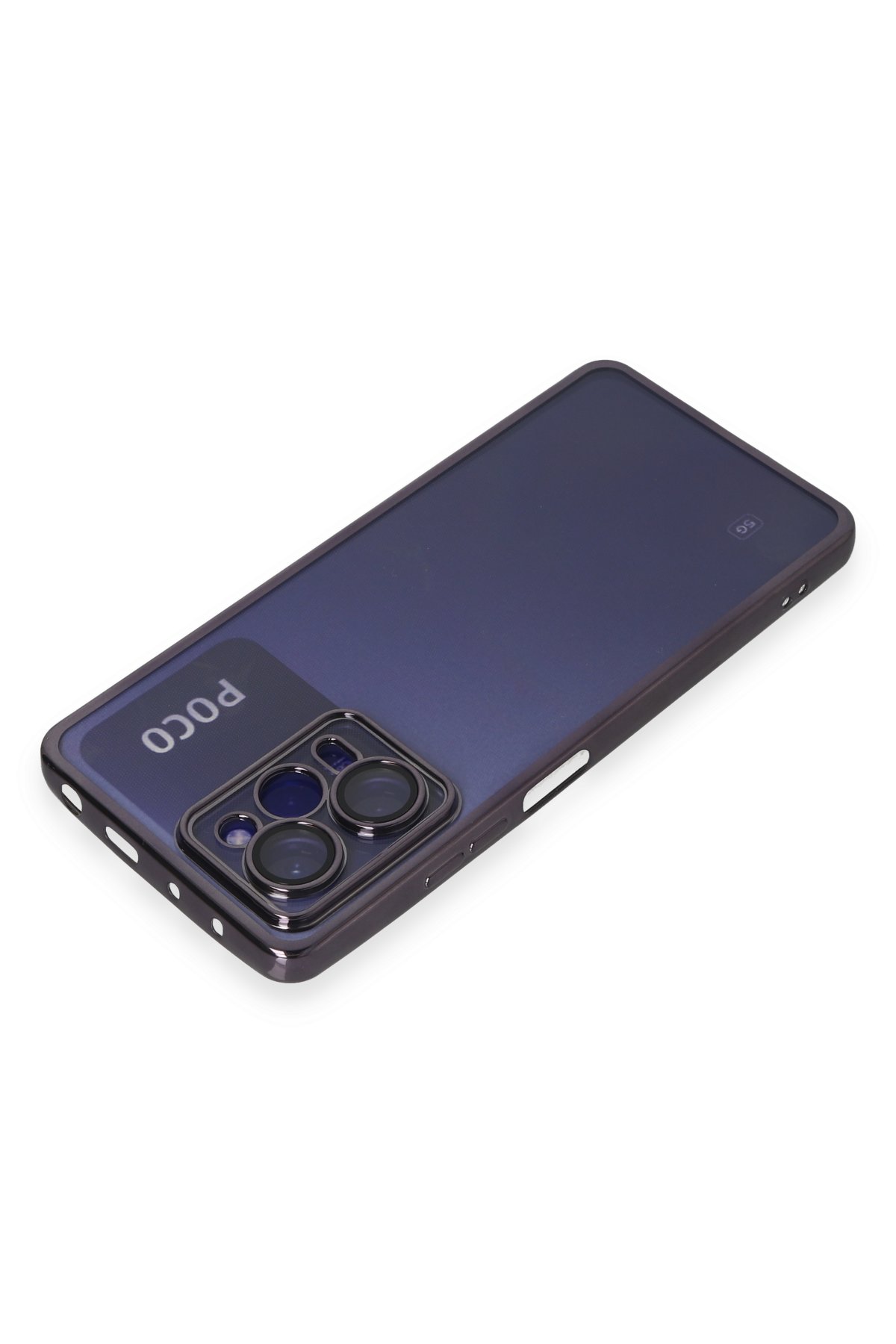 Newface Xiaomi Poco X5 Pro 5G Kılıf Nano içi Kadife Silikon - Lila