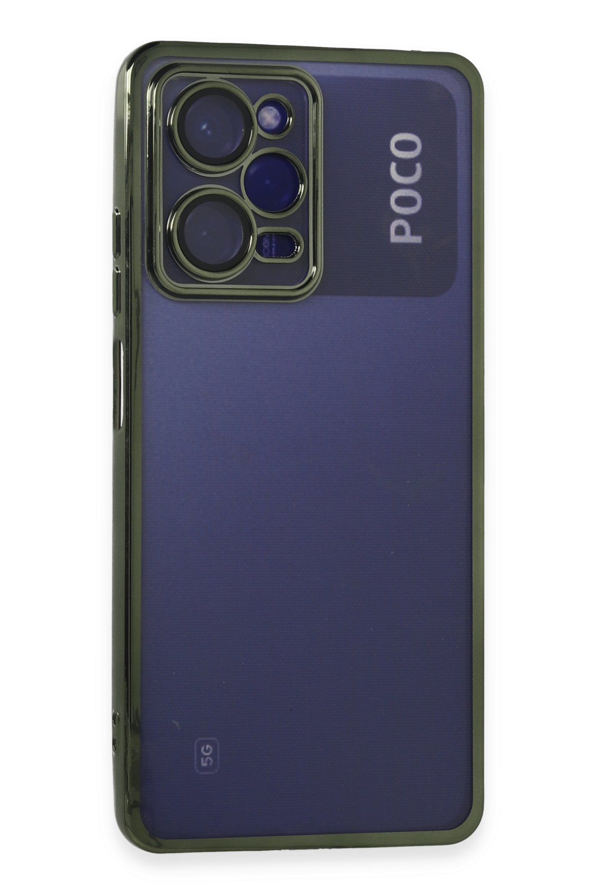 Newface Xiaomi Poco X5 Pro 5G Kılıf Nano içi Kadife Silikon - Lacivert