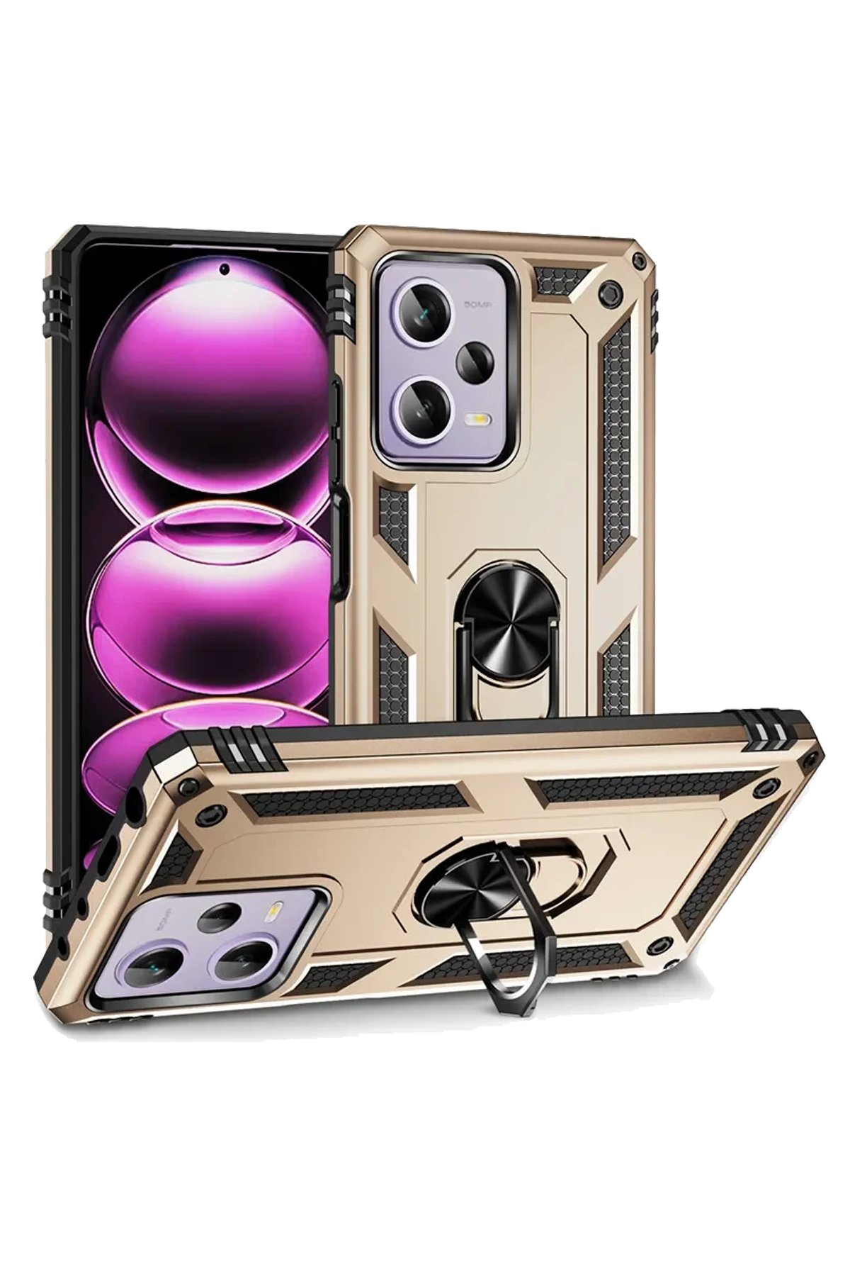 Newface Xiaomi Poco X5 Pro 5G Kılıf Kelvin Kartvizitli Silikon - Lila