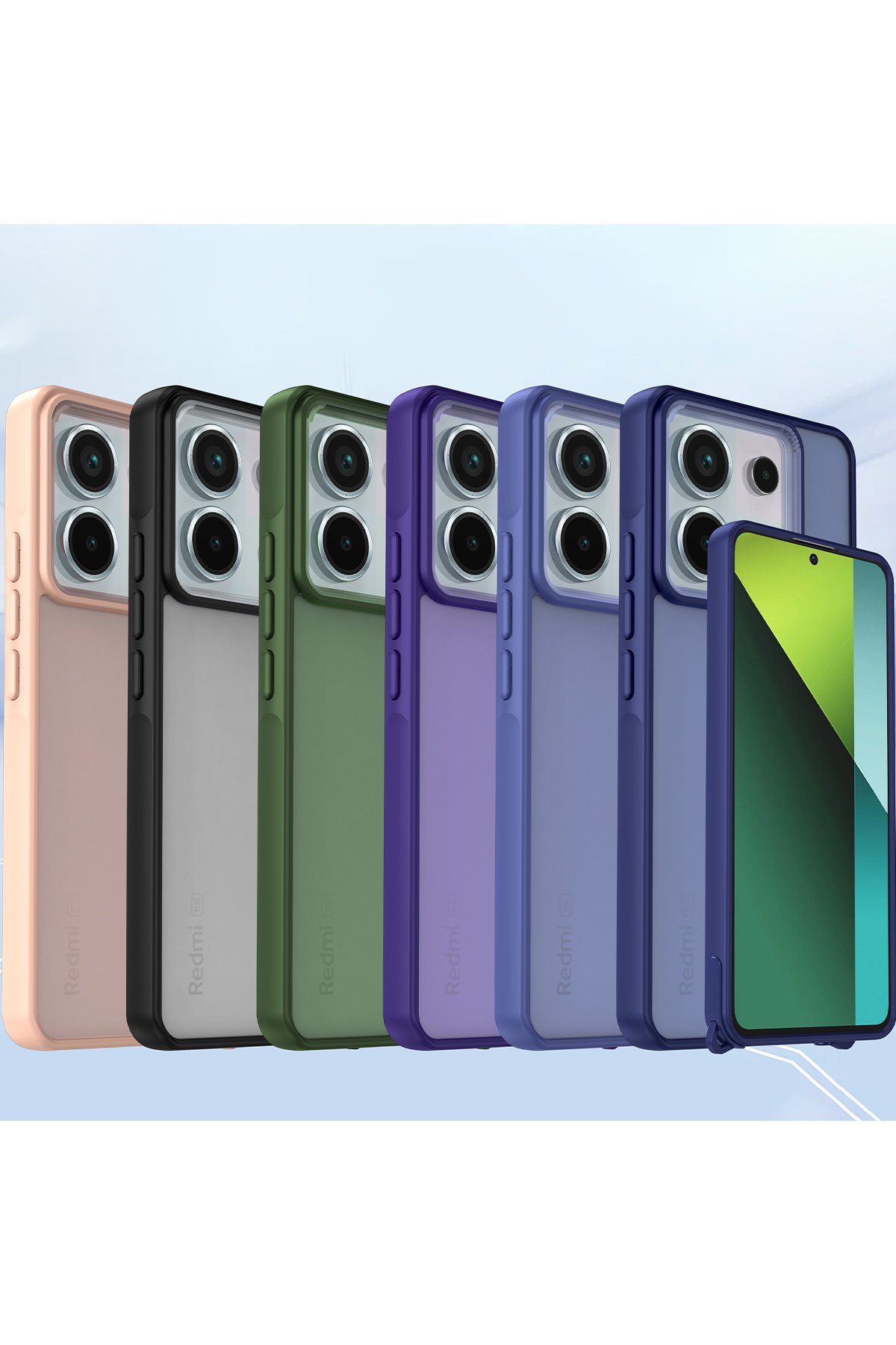 Newface Xiaomi Poco X6 Kılıf Flip Cover - Lacivert