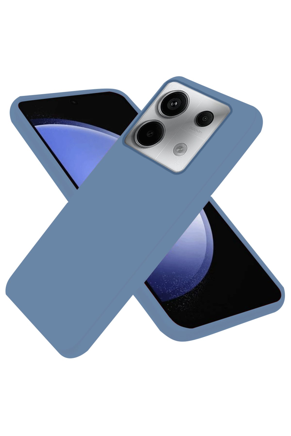 Newface Xiaomi Poco X6 Kılıf Petek Silikon Kapak - Koyu Yeşil