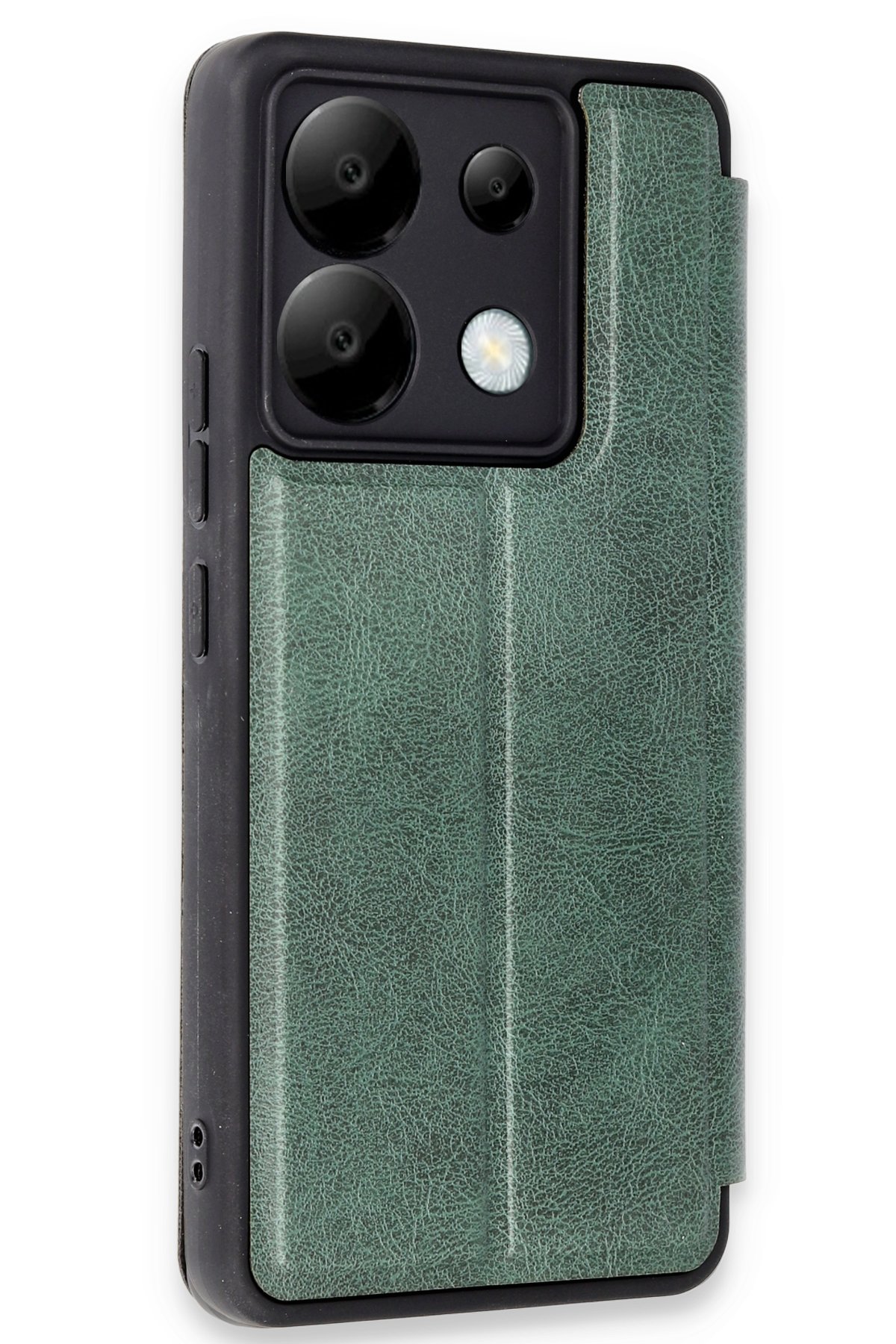 Newface Xiaomi Poco X6 Kılıf Flip Cover - Koyu Yeşil