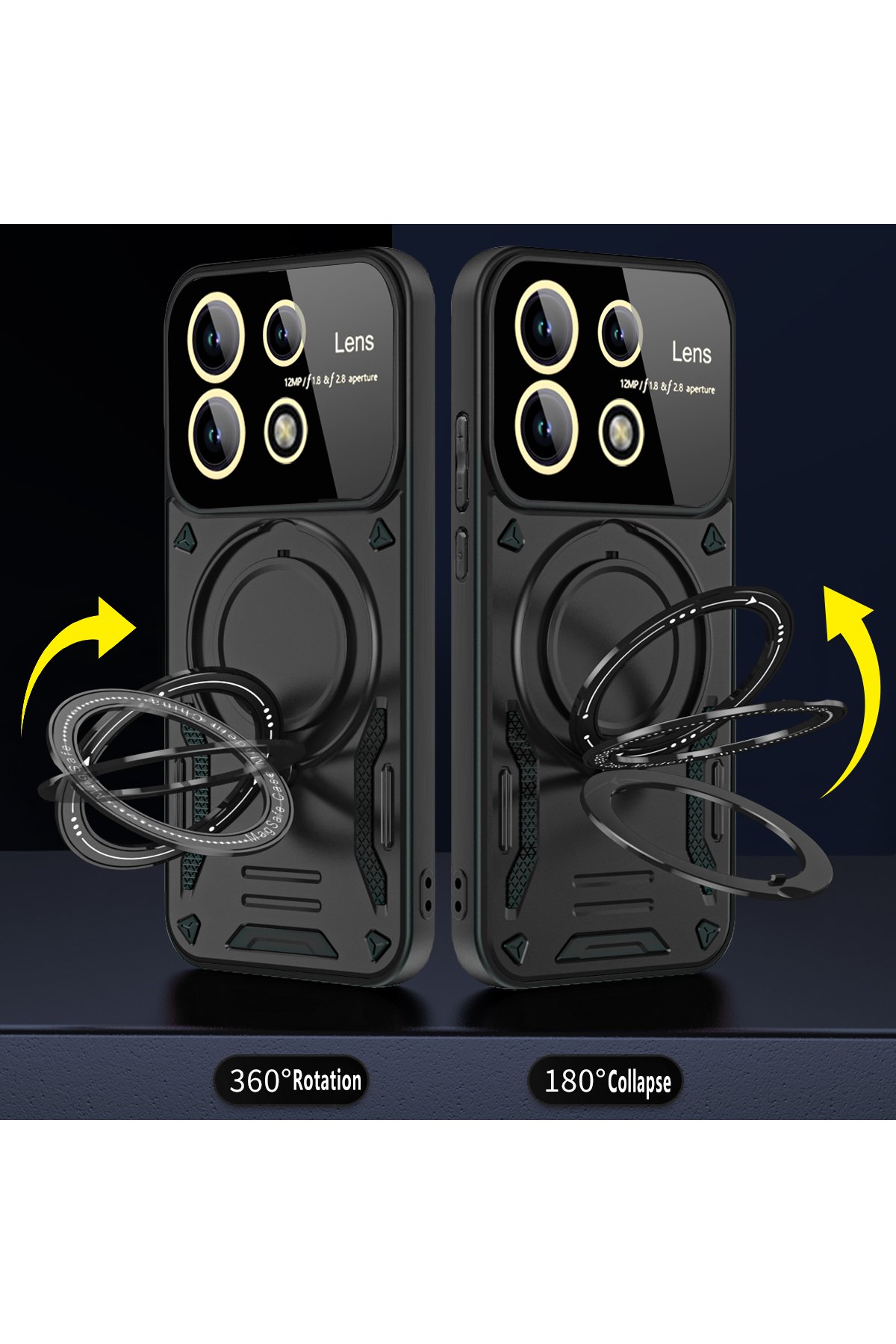 Newface Xiaomi Poco X6 Kılıf Reflexion Desenli Kapak - Desen 2