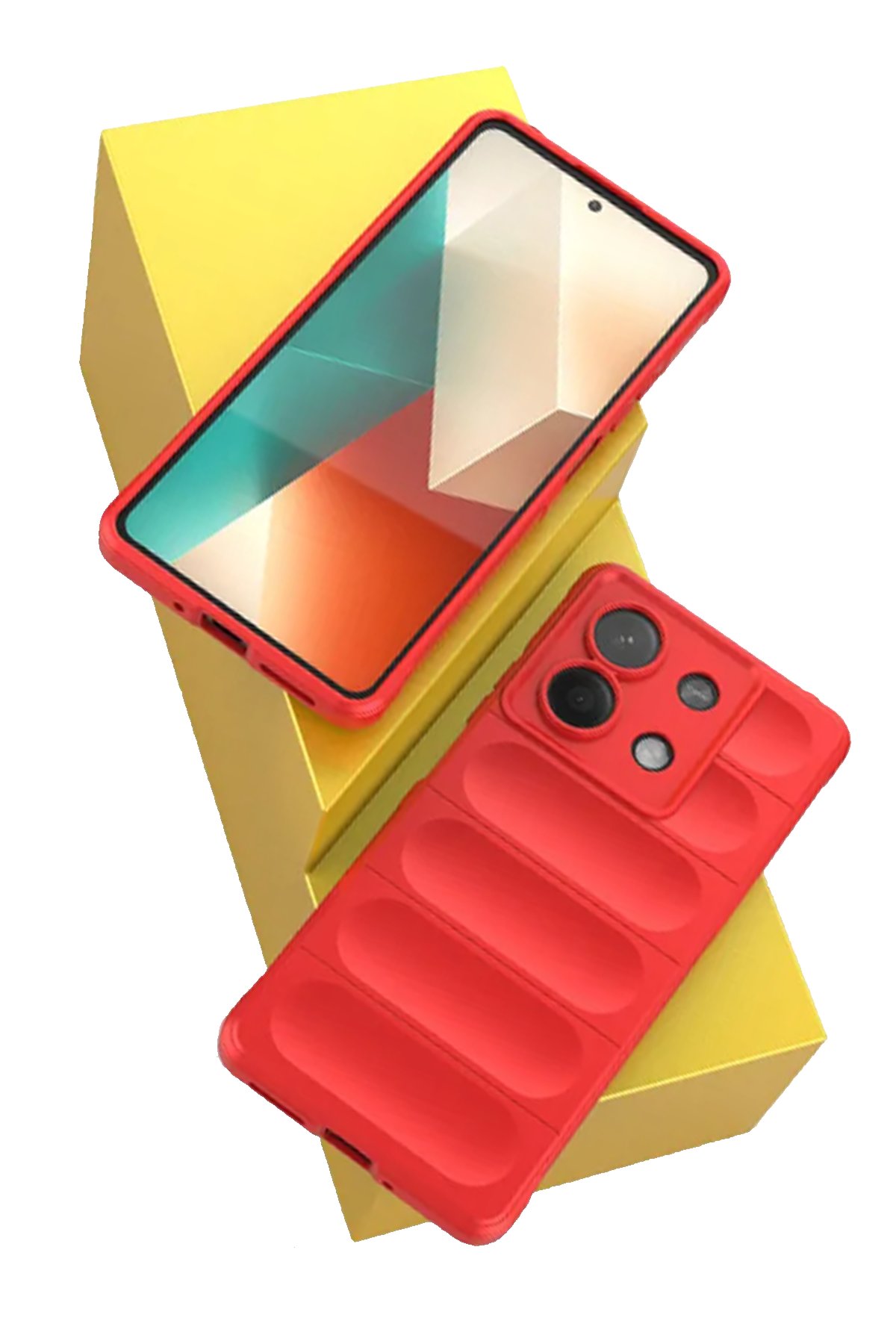 Newface Xiaomi Poco X6 Kılıf Volet Silikon - Mavi