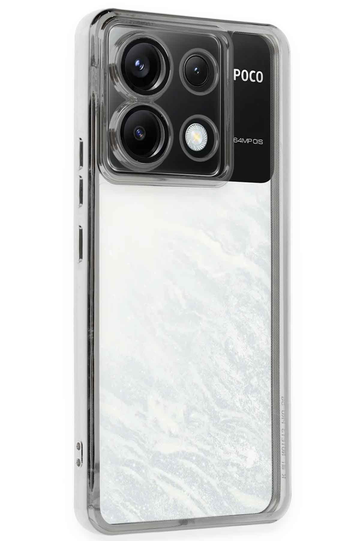 Newface Xiaomi Poco X6 Kılıf Flip Cover - Taba