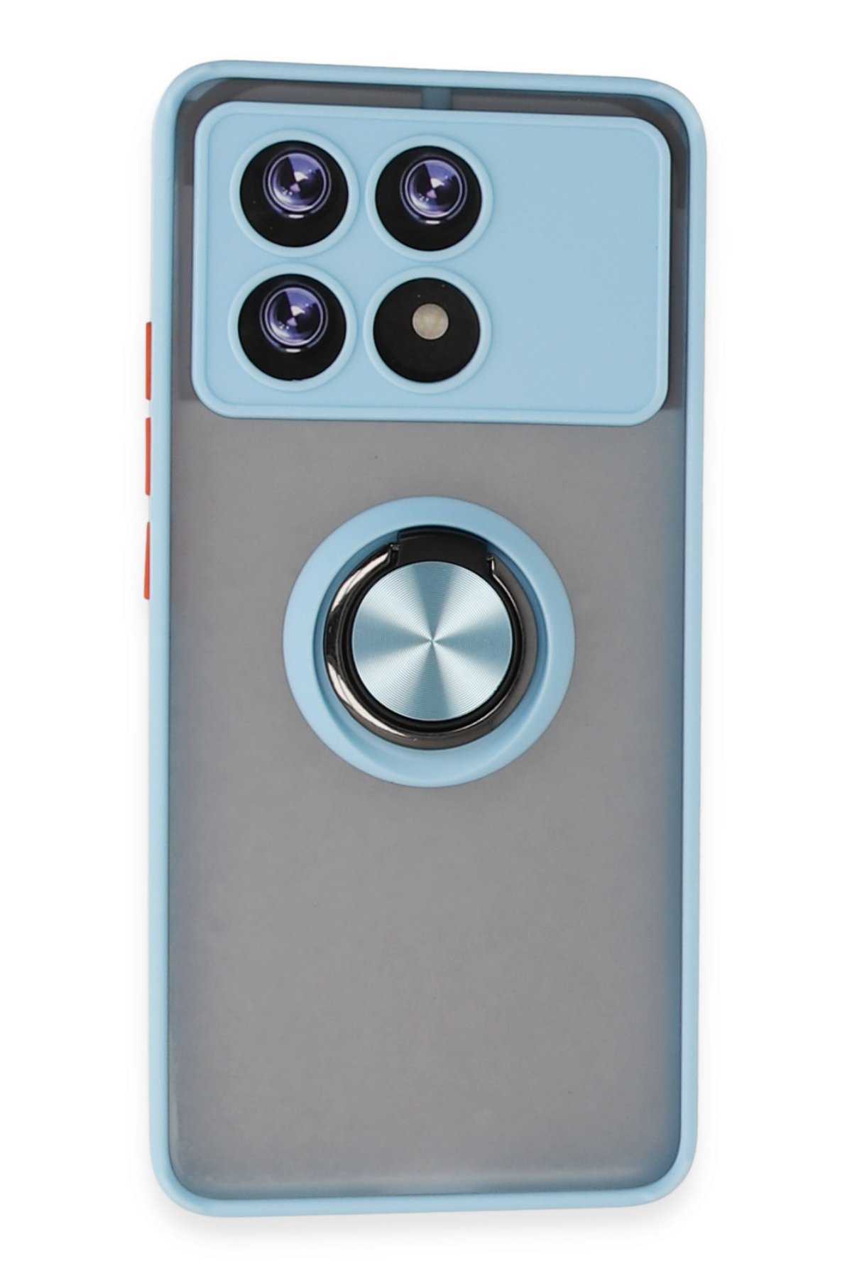 Newface Xiaomi Poco X6 Pro Kılıf Volet Silikon - Kırmızı