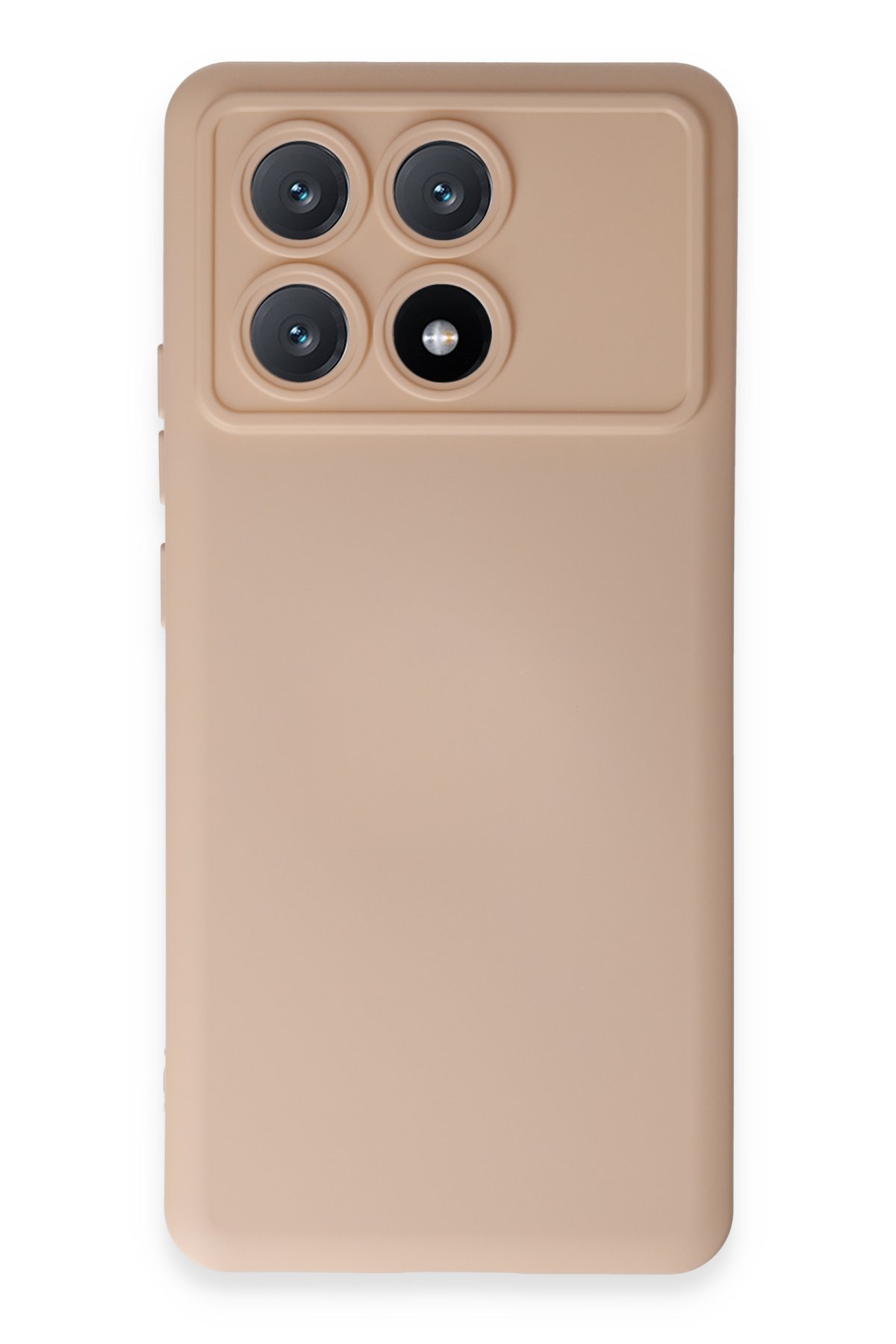 Newface Xiaomi Poco X6 Pro Kılıf Nano içi Kadife Silikon - Turuncu