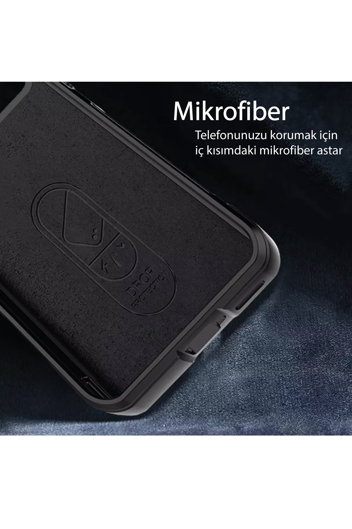 Newface Xiaomi Poco X6 Pro Kılıf Volet Silikon - Mor