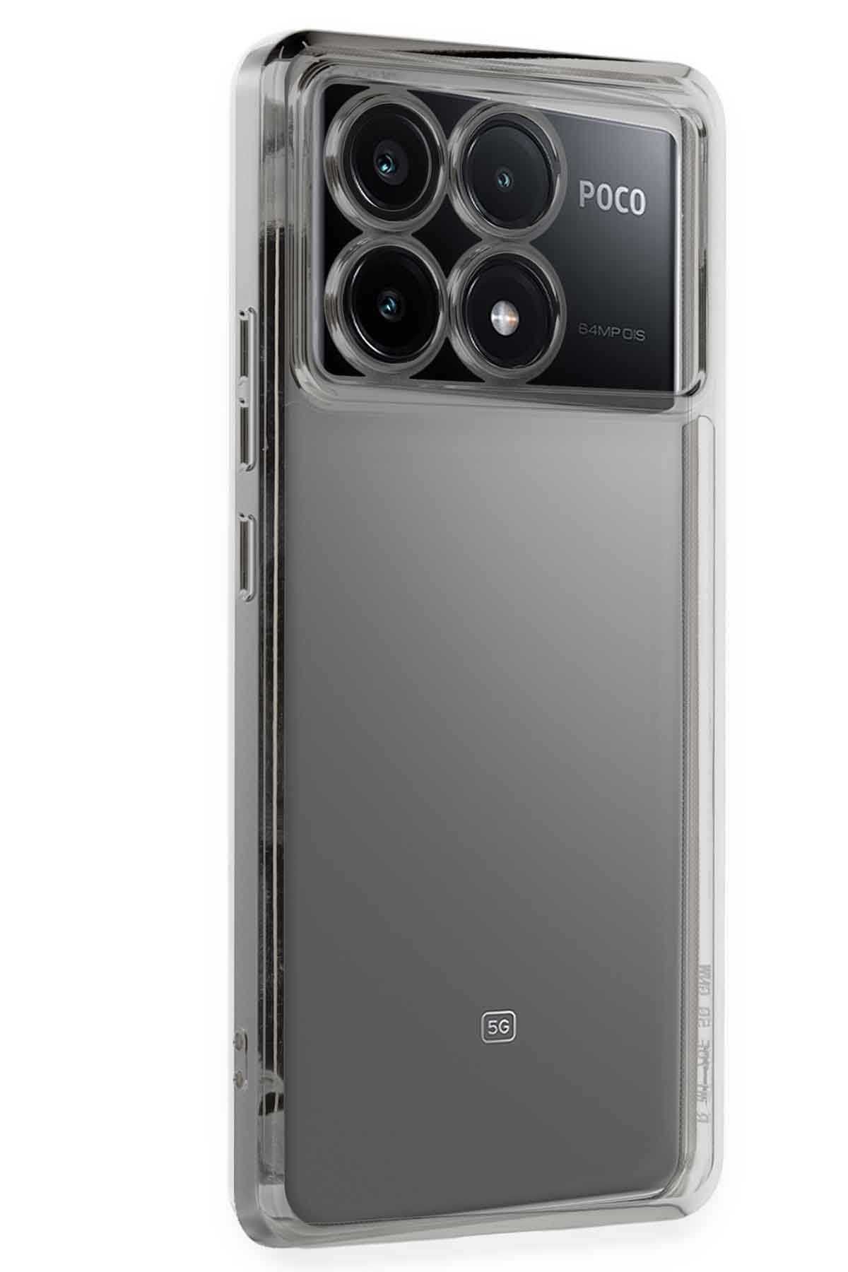 Newface Xiaomi Poco X6 Pro Kılıf Lüx Şeffaf Silikon