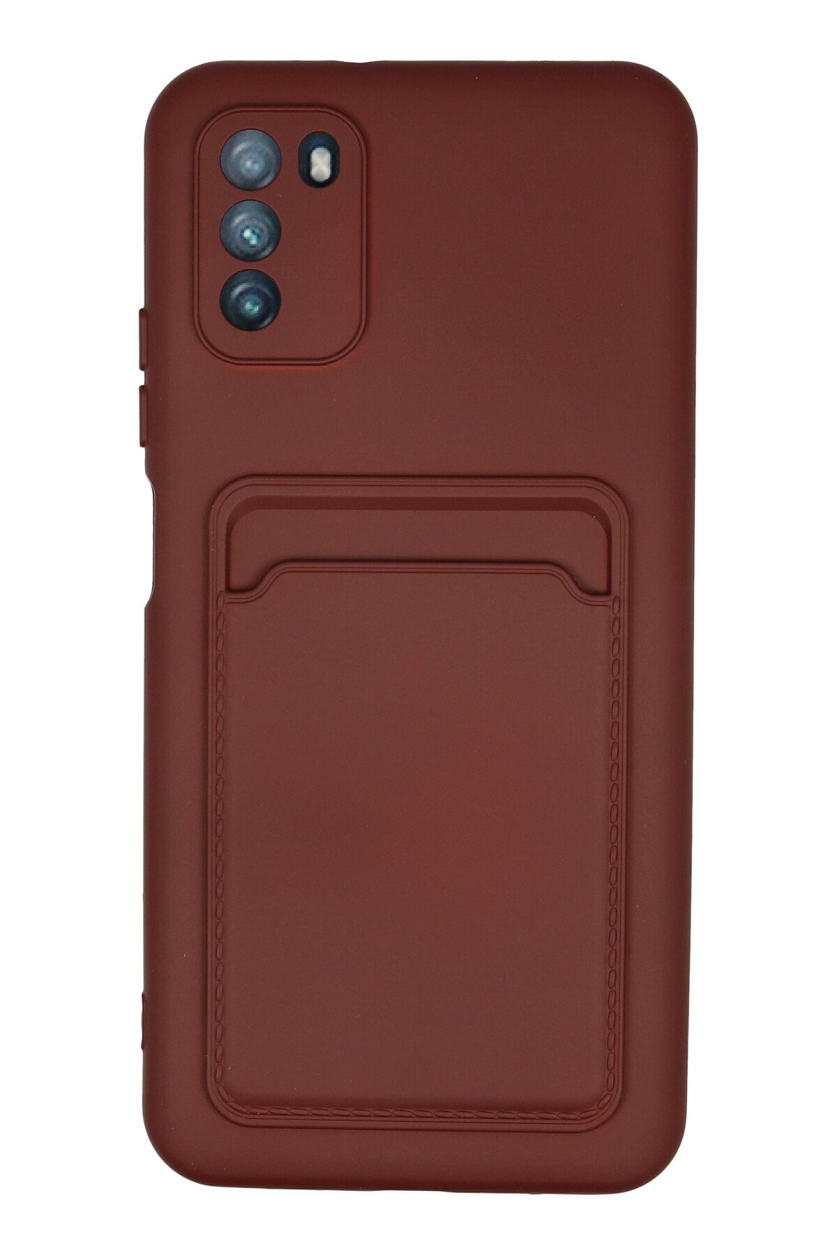 Newface Xiaomi Pocophone M3 Kılıf Nano içi Kadife Silikon - Koyu Yeşil