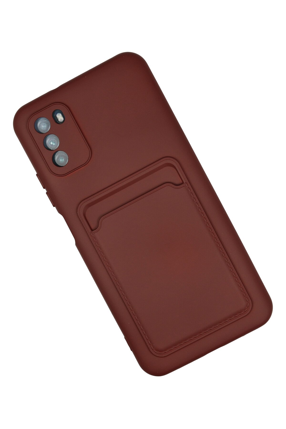 Newface Xiaomi Pocophone M3 Kılıf Nano içi Kadife Silikon - Koyu Yeşil