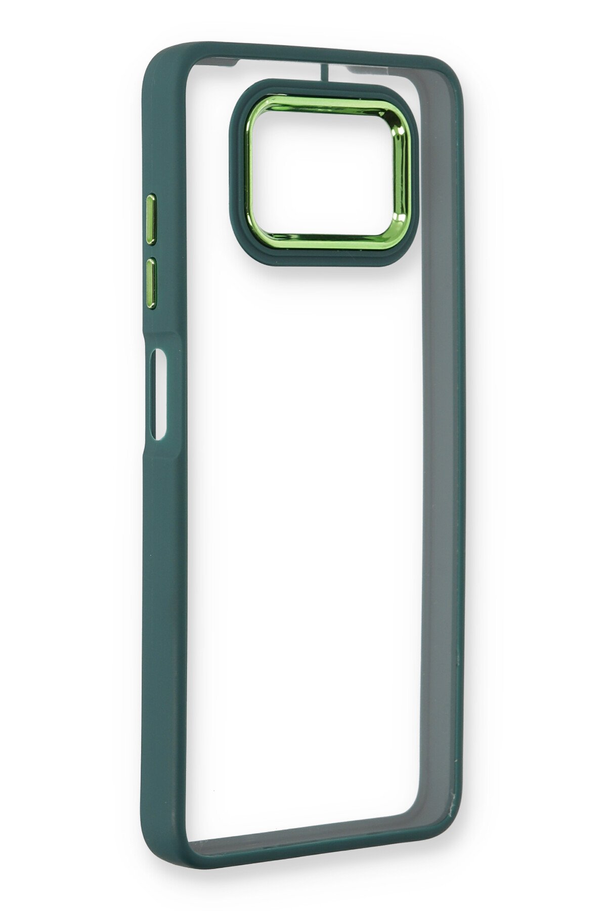 Newface Xiaomi Pocophone X3 Kılıf Simli Yüzüklü Silikon - Sarı