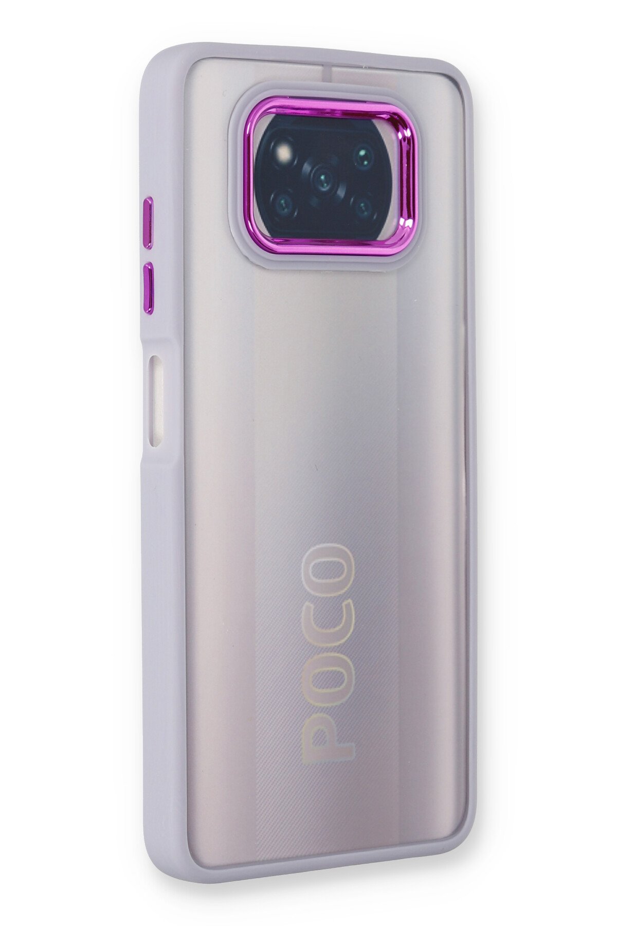 Newface Xiaomi Pocophone X3 Kılıf Auto Focus Karbon Kapak - Siyah