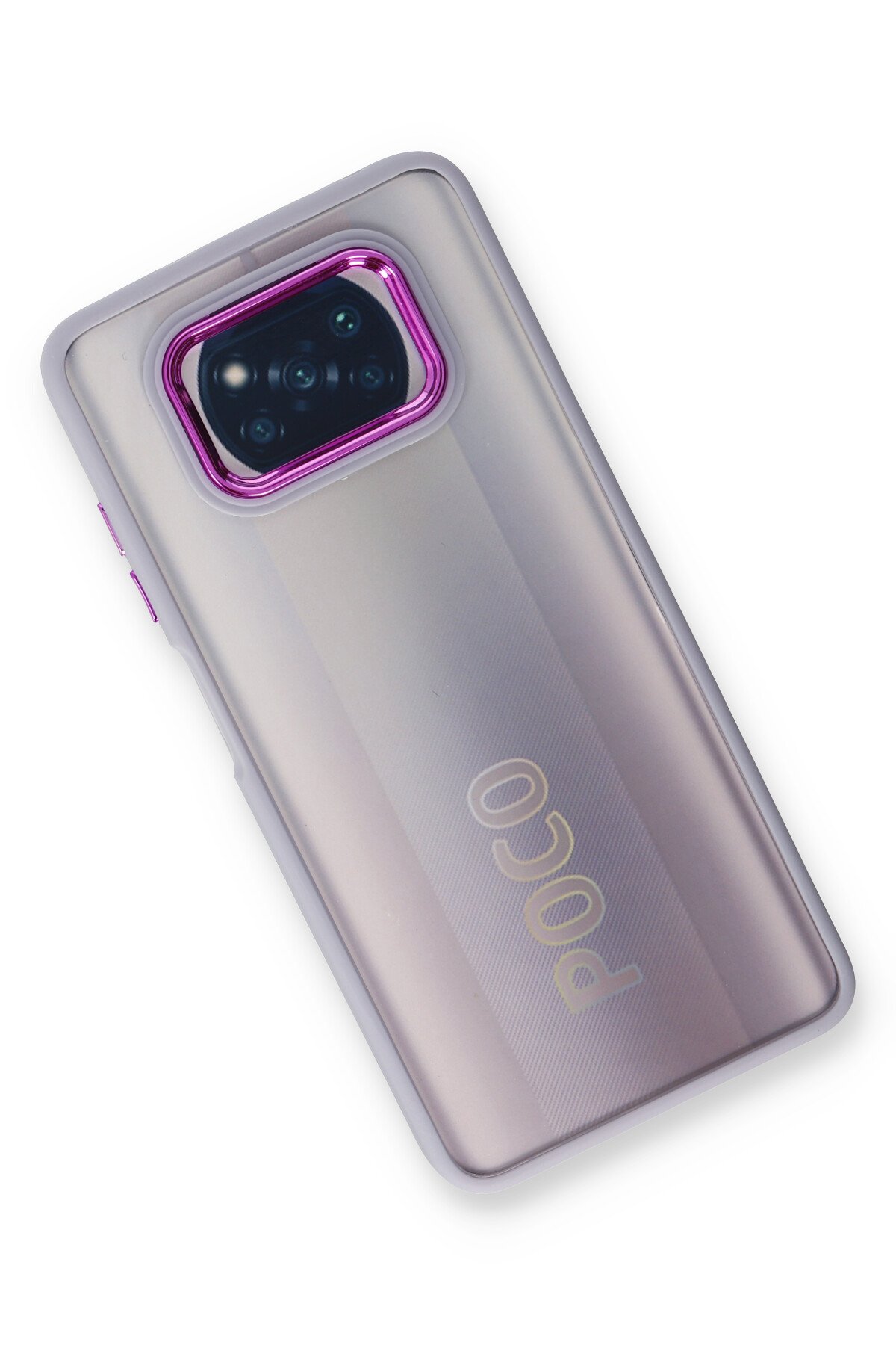 Newface Xiaomi Pocophone X3 Kılıf Auto Focus Karbon Kapak - Siyah