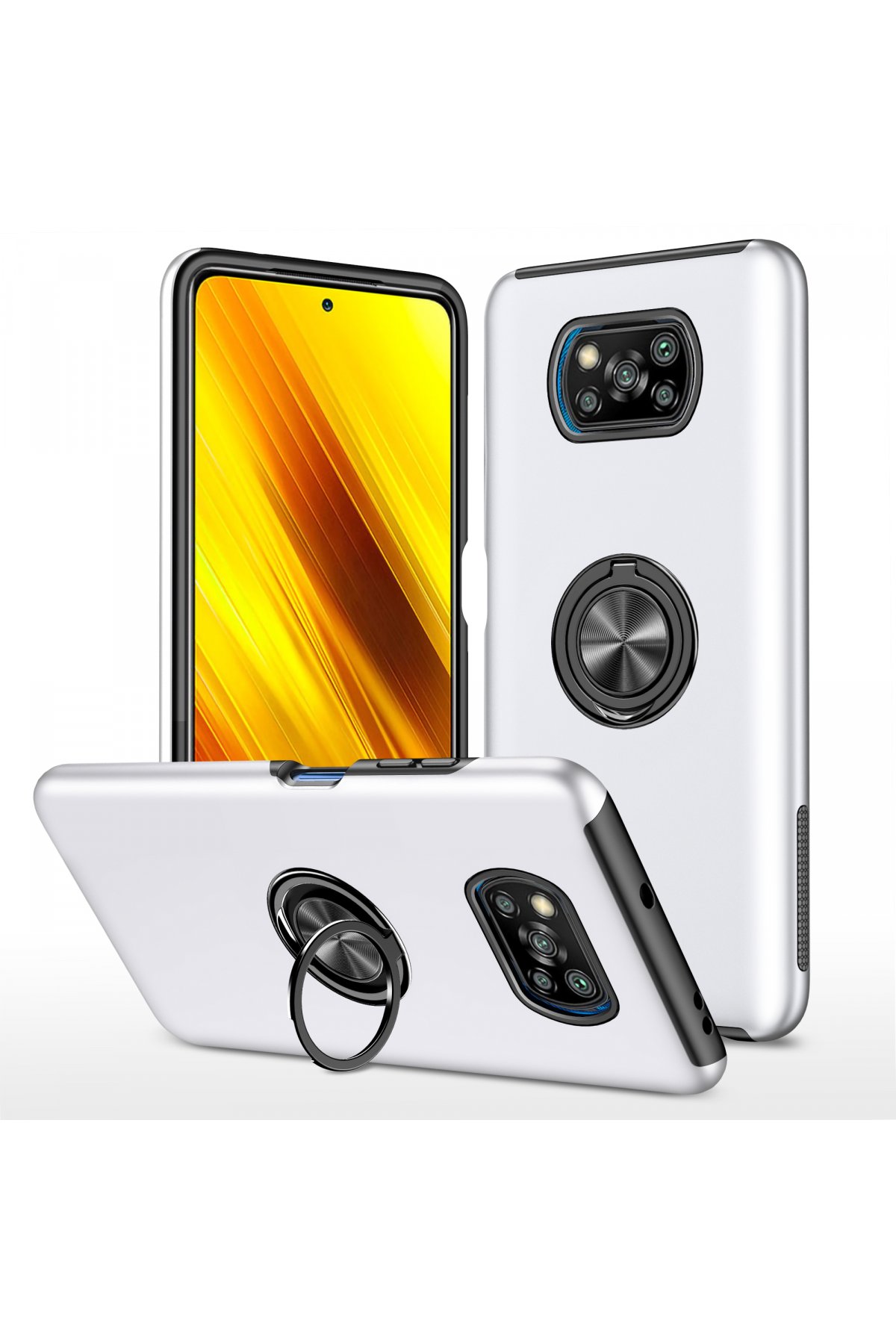 Newface Xiaomi Pocophone X3 Kılıf Estoril Desenli Kapak - Estoril - 5