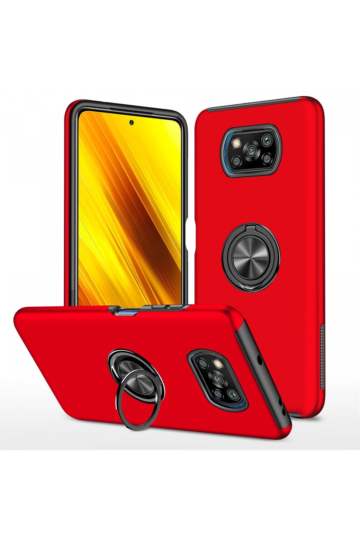 Newface Xiaomi Pocophone X3 Kılıf Platin Silikon - Pembe