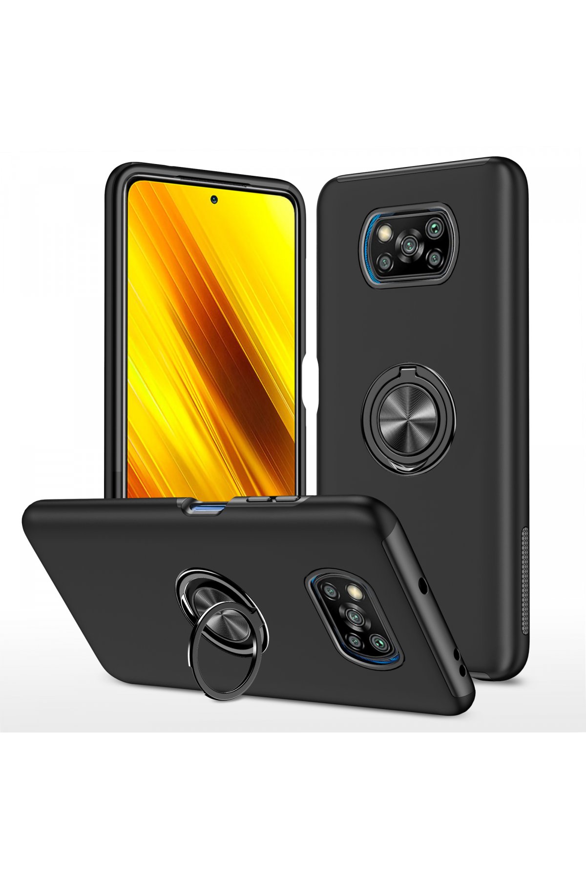Newface Xiaomi Pocophone X3 Kılıf Montreal Silikon Kapak - Pembe