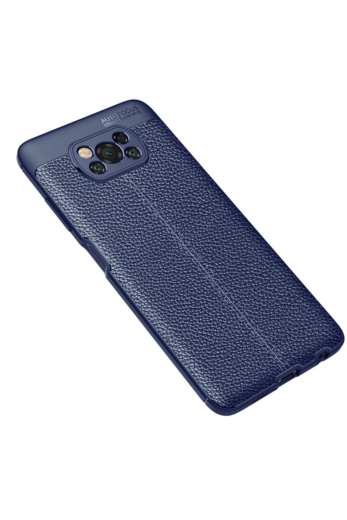 Newface Xiaomi Pocophone X3 Kılıf Sofya Yüzüklü Silikon Kapak - Rose