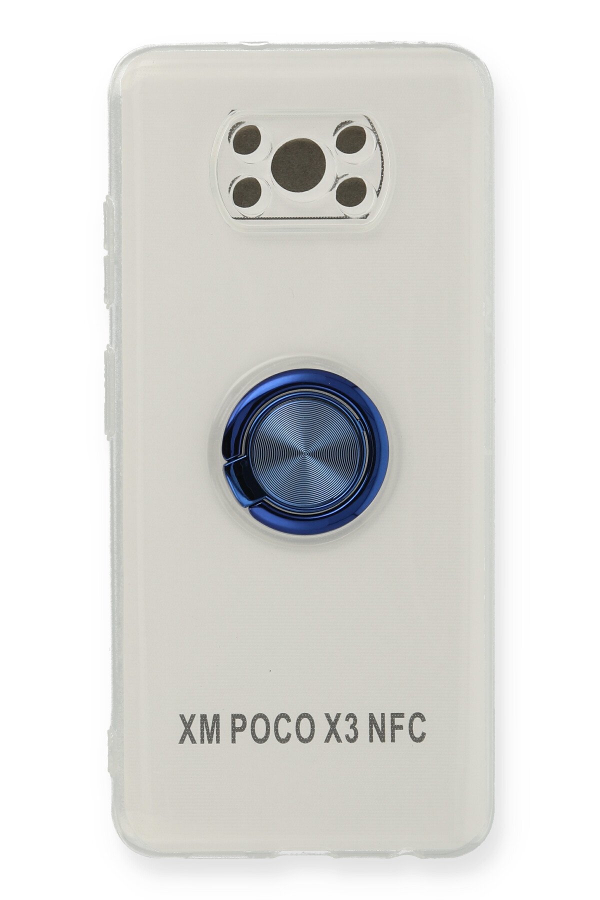Newface Xiaomi Pocophone X3 Pro Kılıf Simli Yüzüklü Silikon - Sarı
