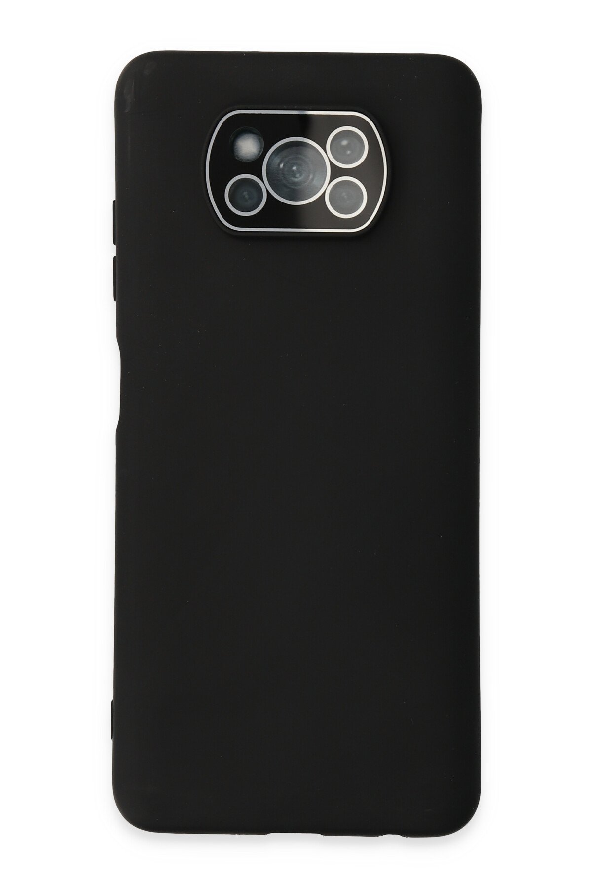 Newface Xiaomi Pocophone X3 Kılıf Sofya Yüzüklü Silikon Kapak - Rose