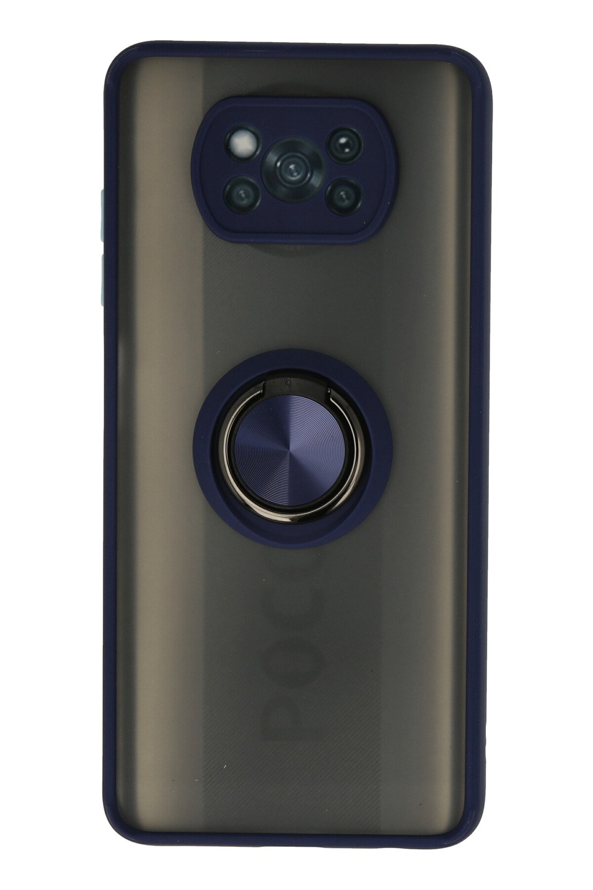 Newface Xiaomi Pocophone X3 Kılıf Palm Buzlu Kamera Sürgülü Silikon - Yeşil