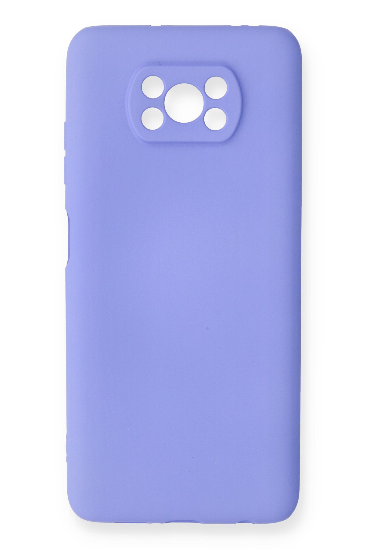 Newface Xiaomi Pocophone X3 Kılıf Palm Buzlu Kamera Sürgülü Silikon - Kırmızı