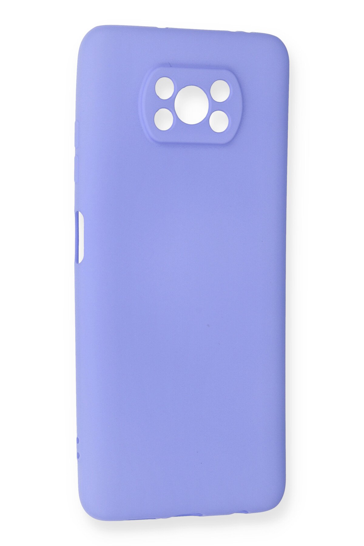 Newface Xiaomi Pocophone X3 Kılıf Palm Buzlu Kamera Sürgülü Silikon - Kırmızı