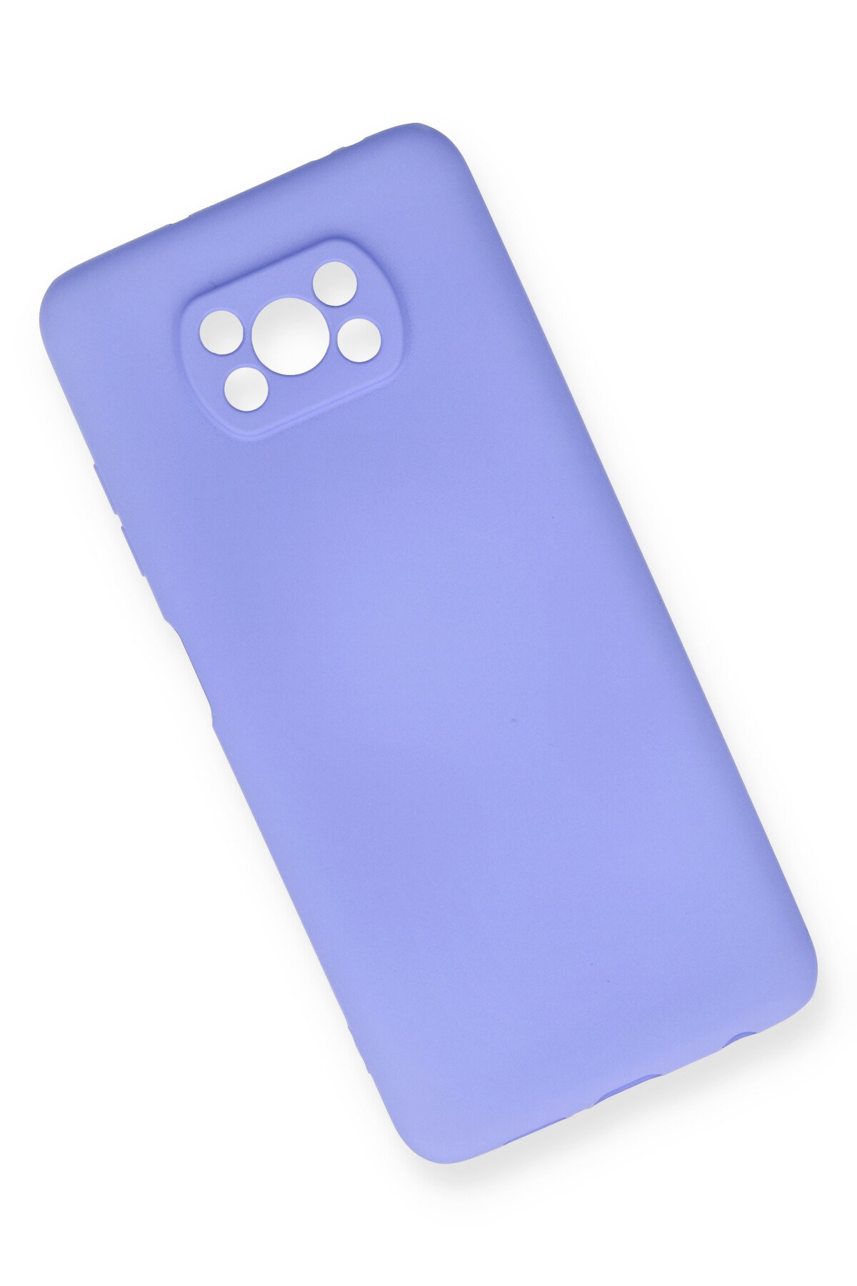 Newface Xiaomi Pocophone X3 Kılıf Palm Buzlu Kamera Sürgülü Silikon - Kırmızı