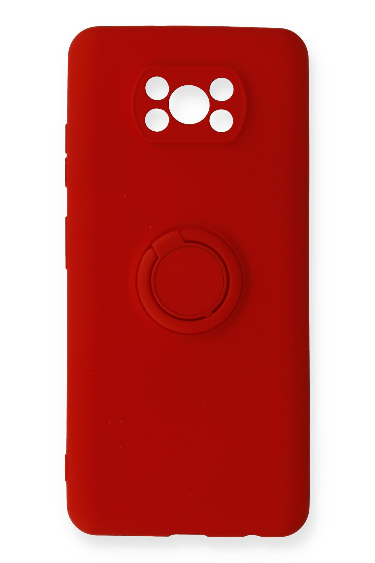 Newface Xiaomi Pocophone X3 Kılıf Nano içi Kadife Silikon - Lila