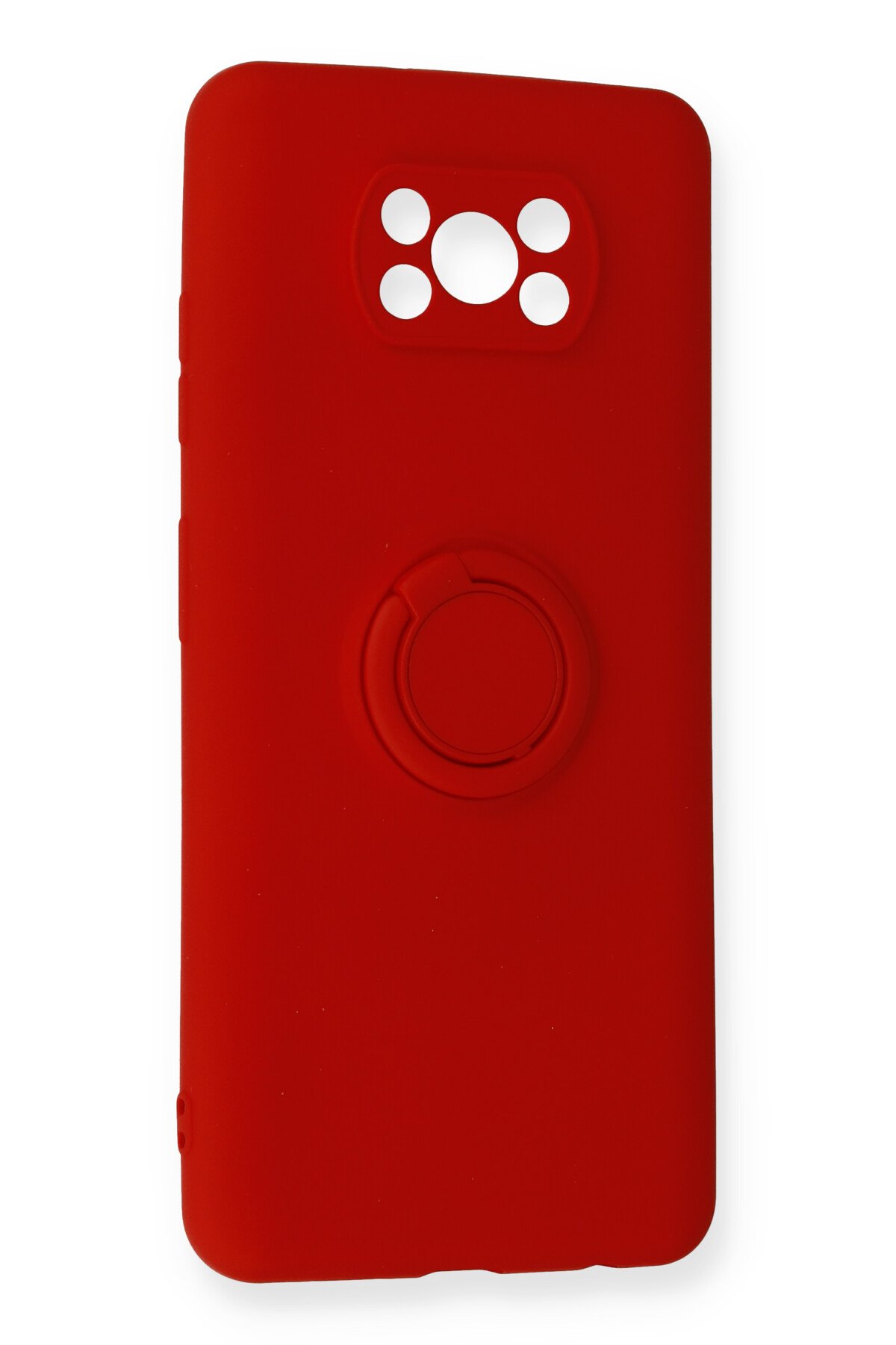 Newface Xiaomi Pocophone X3 Kılıf Nano içi Kadife Silikon - Lila