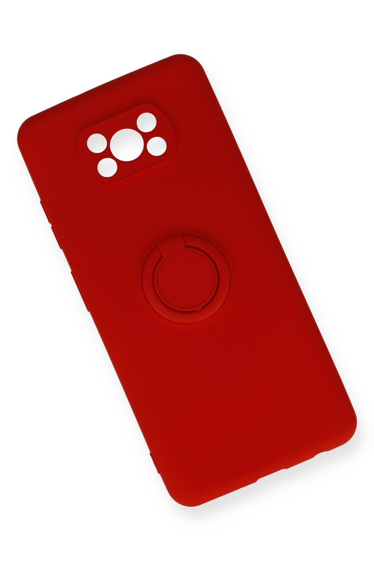 Newface Xiaomi Pocophone X3 Kılıf Nano içi Kadife Silikon - Lila