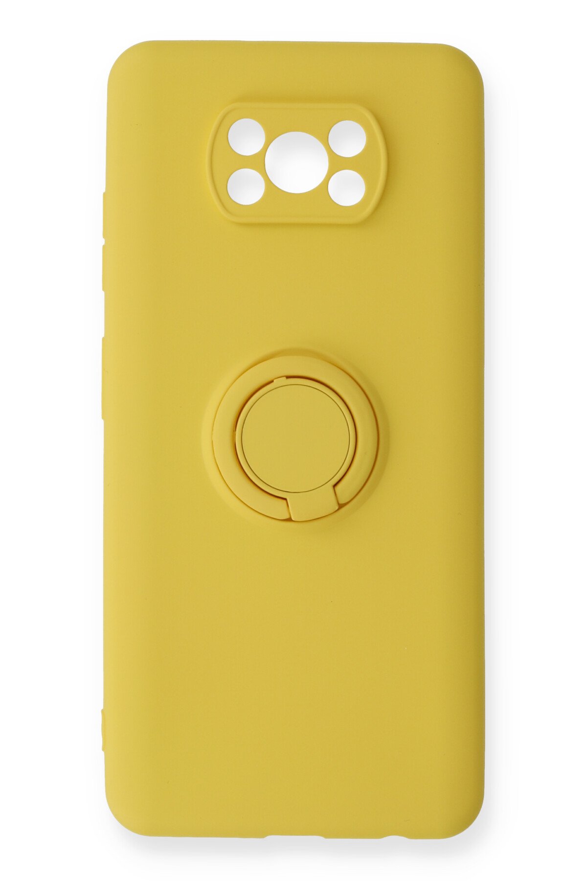 Newface Xiaomi Pocophone X3 Kılıf Nano içi Kadife Silikon - Mavi