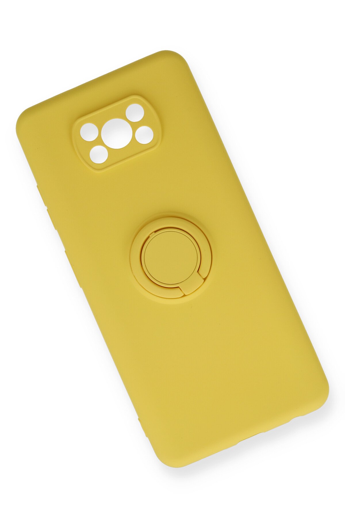 Newface Xiaomi Pocophone X3 Kılıf Nano içi Kadife Silikon - Mavi