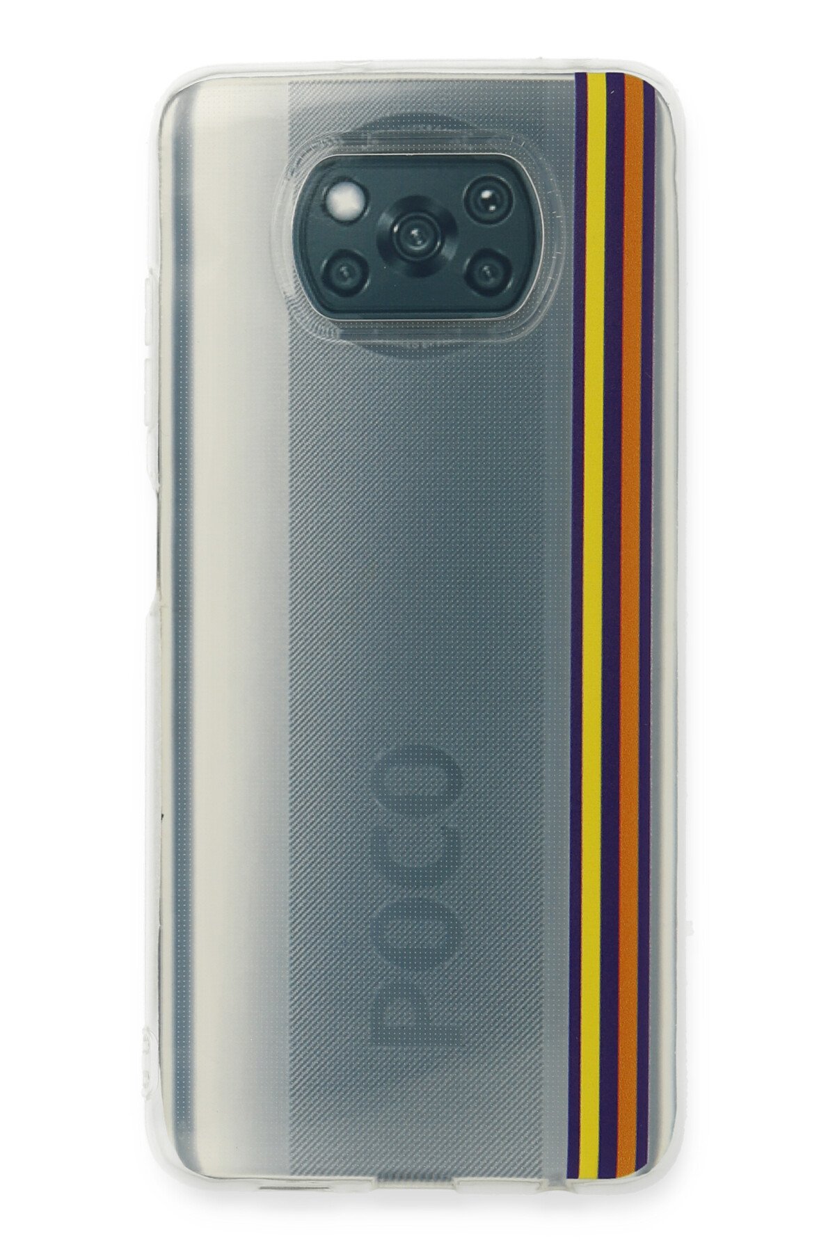 Newface Xiaomi Pocophone X3 Pro Kılıf Palm Buzlu Kamera Sürgülü Silikon - Lila